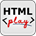 Icona del software HTML play Icona del software HTML play